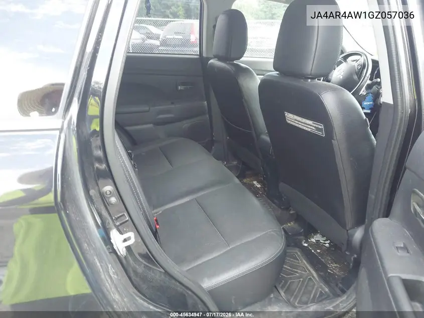 2016 Mitsubishi Outlander Sport 2.4 Gt VIN: JA4AR4AW1GZ057036 Lot: 45634947