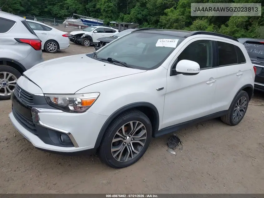 2016 Mitsubishi Outlander Sport 2.4 Gt VIN: JA4AR4AW5GZ023813 Lot: 45675462