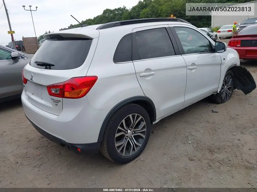 2016 Mitsubishi Outlander Sport 2.4 Gt VIN: JA4AR4AW5GZ023813 Lot: 45675462