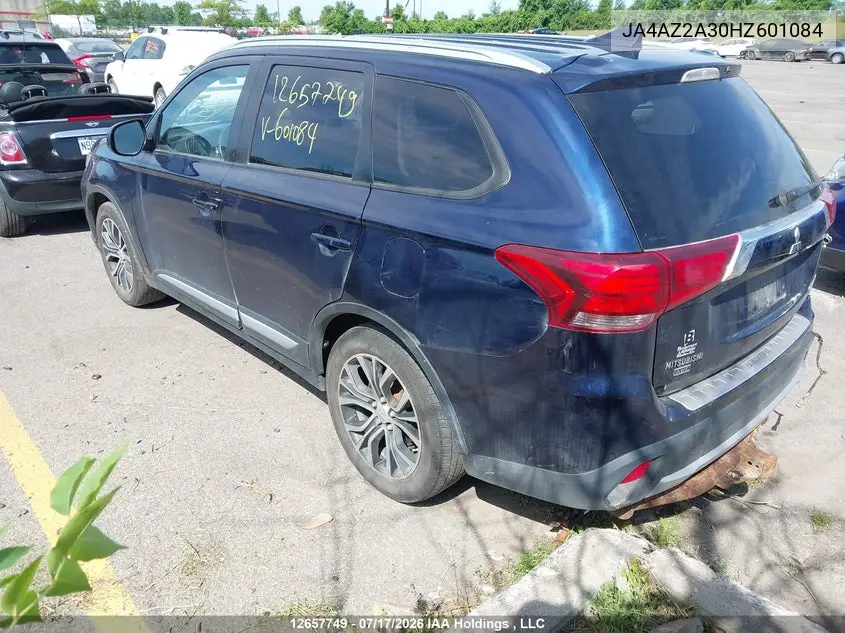 2017 Mitsubishi Outlander Es VIN: JA4AZ2A30HZ601084 Lot: 12657749X
