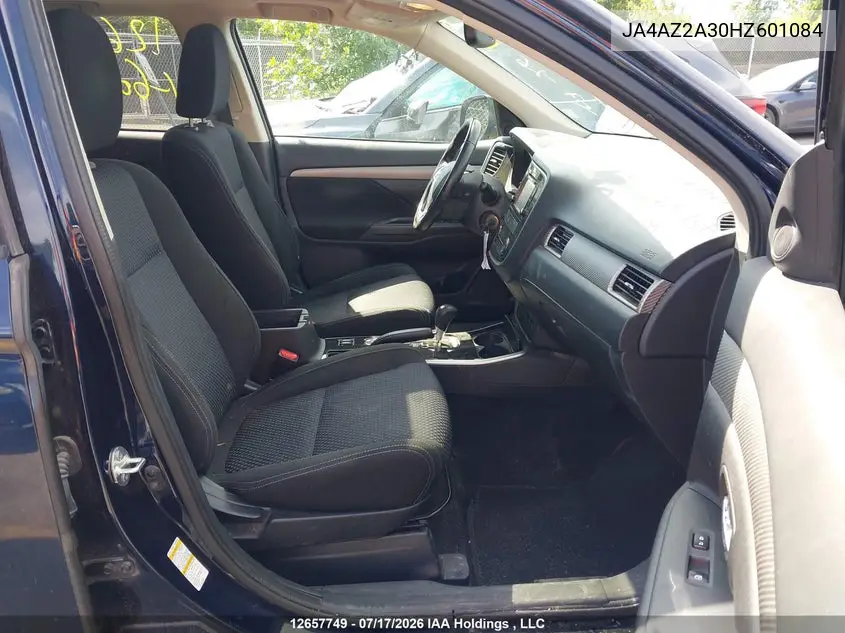 2017 Mitsubishi Outlander Es VIN: JA4AZ2A30HZ601084 Lot: 12657749X