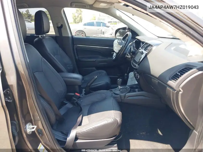 2017 Mitsubishi Outlander Sport 2.4 Sel VIN: JA4AP4AW7HZ019043 Lot: 42848439