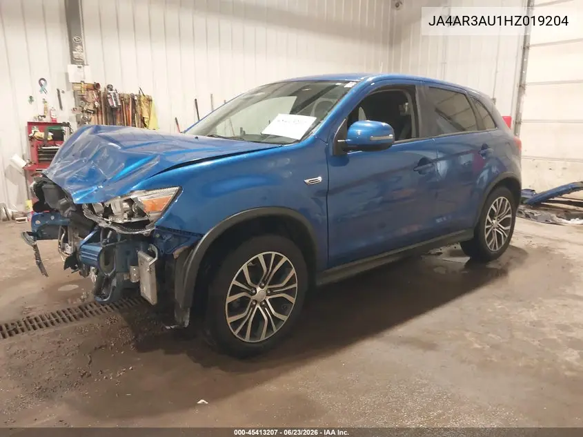 2017 Mitsubishi Outlander Sport 2.0 Le VIN: JA4AR3AU1HZ019204 Lot: 45413207
