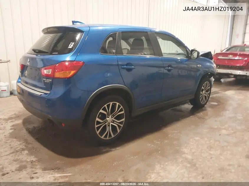 2017 Mitsubishi Outlander Sport 2.0 Le VIN: JA4AR3AU1HZ019204 Lot: 45413207