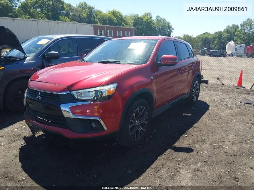 2017 Mitsubishi Outlander Sport 2.0 Le VIN: JA4AR3AU9HZ009861 Lot: 45437005