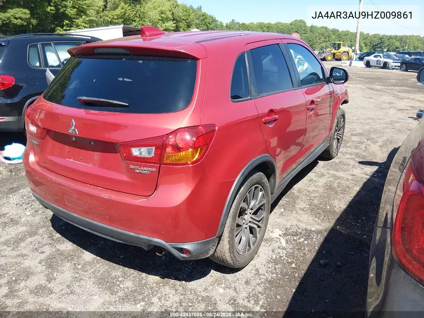 2017 Mitsubishi Outlander Sport 2.0 Le VIN: JA4AR3AU9HZ009861 Lot: 45437005