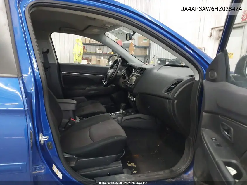 2017 Mitsubishi Outlander Sport 2.4 Se VIN: JA4AP3AW6HZ028424 Lot: 45456455