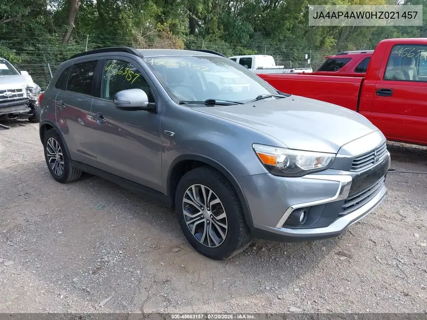 2017 Mitsubishi Outlander Sport 2.4 Sel VIN: JA4AP4AW0HZ021457 Lot: 45663157