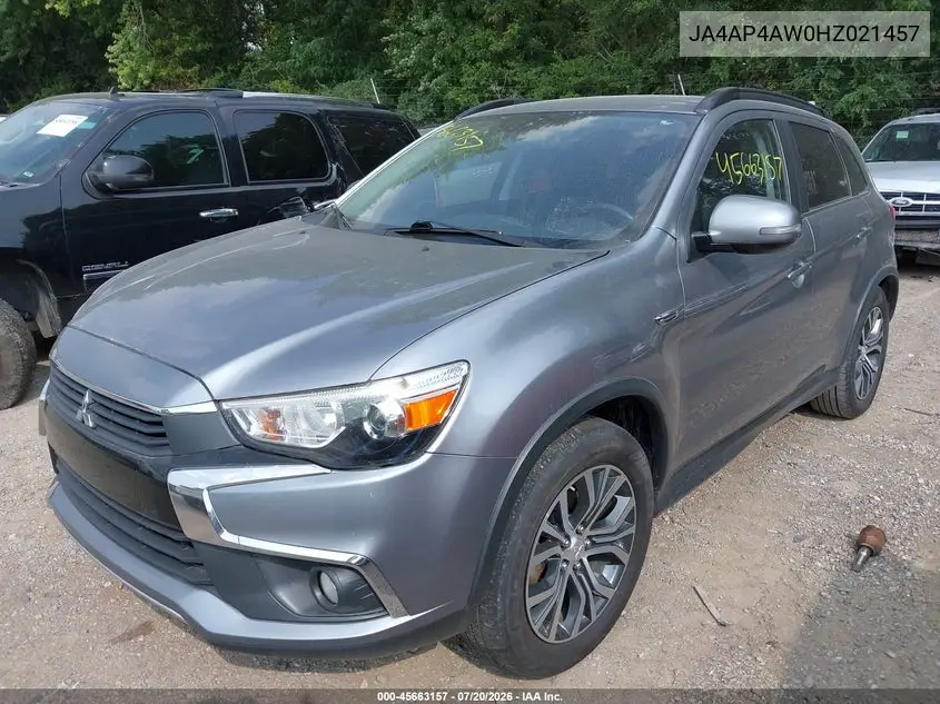 2017 Mitsubishi Outlander Sport 2.4 Sel VIN: JA4AP4AW0HZ021457 Lot: 45663157