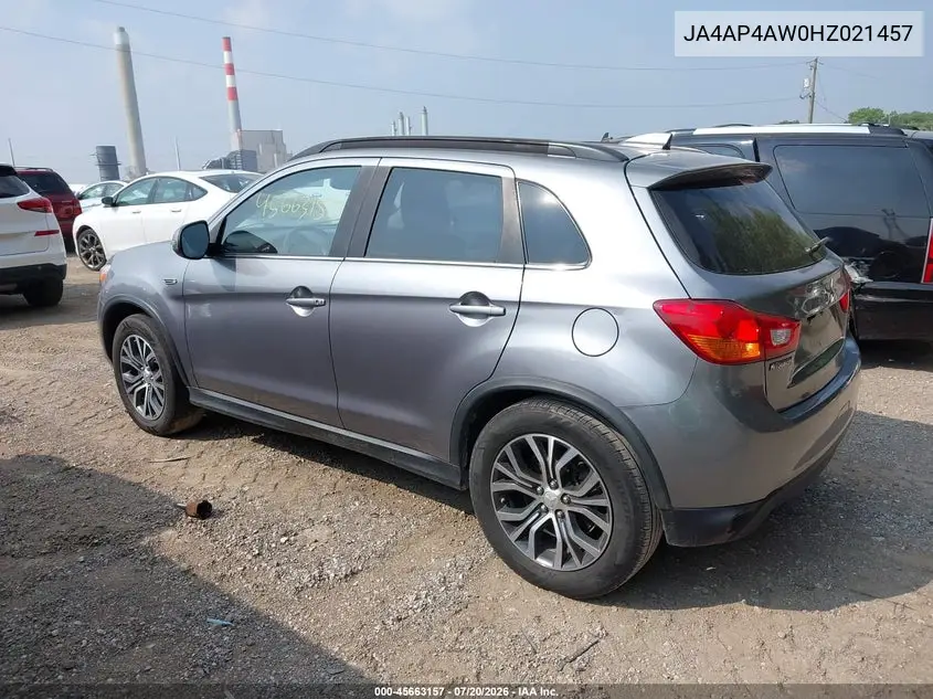 2017 Mitsubishi Outlander Sport 2.4 Sel VIN: JA4AP4AW0HZ021457 Lot: 45663157