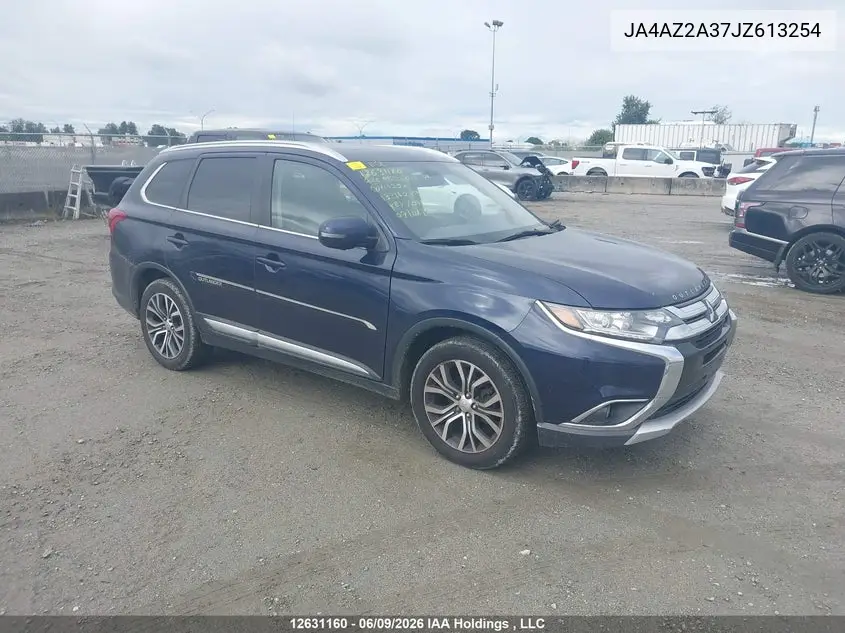 2018 Mitsubishi Outlander Es VIN: JA4AZ2A37JZ613254 Lot: 12631160