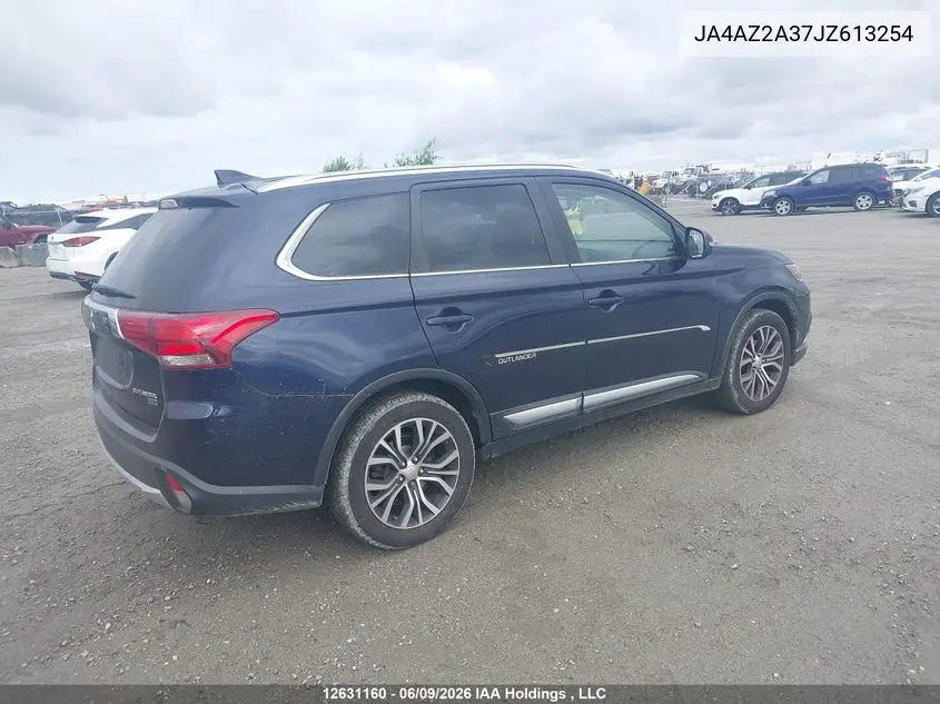 2018 Mitsubishi Outlander Es VIN: JA4AZ2A37JZ613254 Lot: 12631160