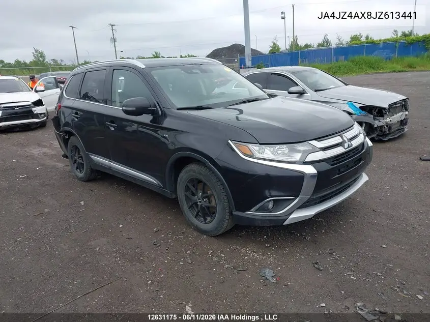 2018 Mitsubishi Outlander Gt VIN: JA4JZ4AX8JZ613441 Lot: 12631175