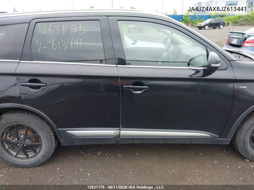 2018 Mitsubishi Outlander Gt VIN: JA4JZ4AX8JZ613441 Lot: 12631175