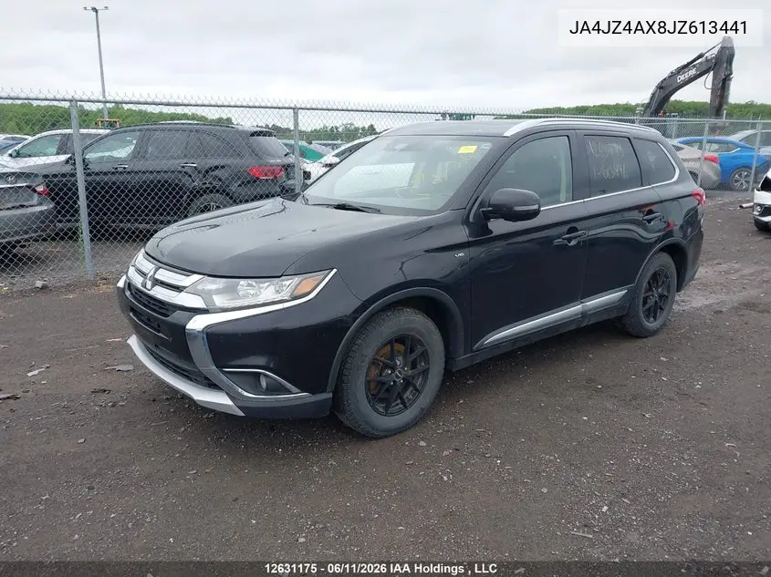 2018 Mitsubishi Outlander Gt VIN: JA4JZ4AX8JZ613441 Lot: 12631175
