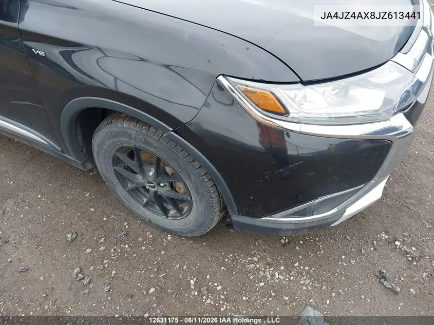 2018 Mitsubishi Outlander Gt VIN: JA4JZ4AX8JZ613441 Lot: 12631175