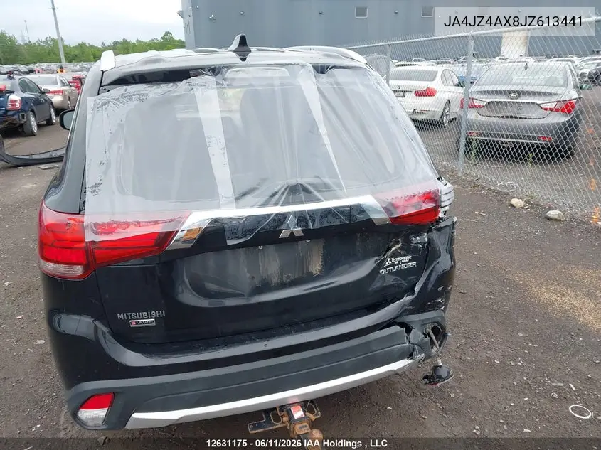 2018 Mitsubishi Outlander Gt VIN: JA4JZ4AX8JZ613441 Lot: 12631175