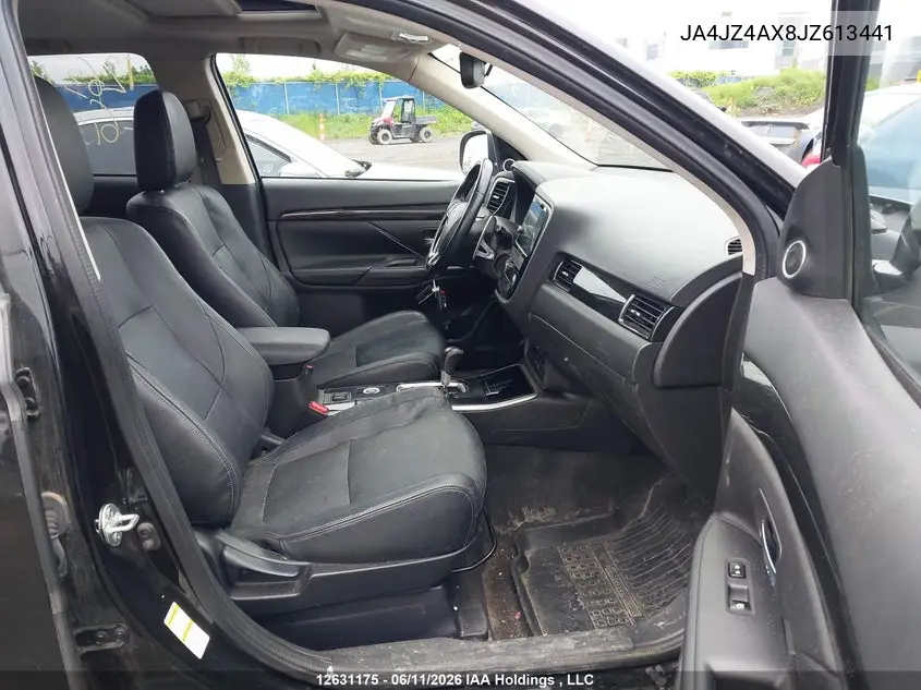 2018 Mitsubishi Outlander Gt VIN: JA4JZ4AX8JZ613441 Lot: 12631175