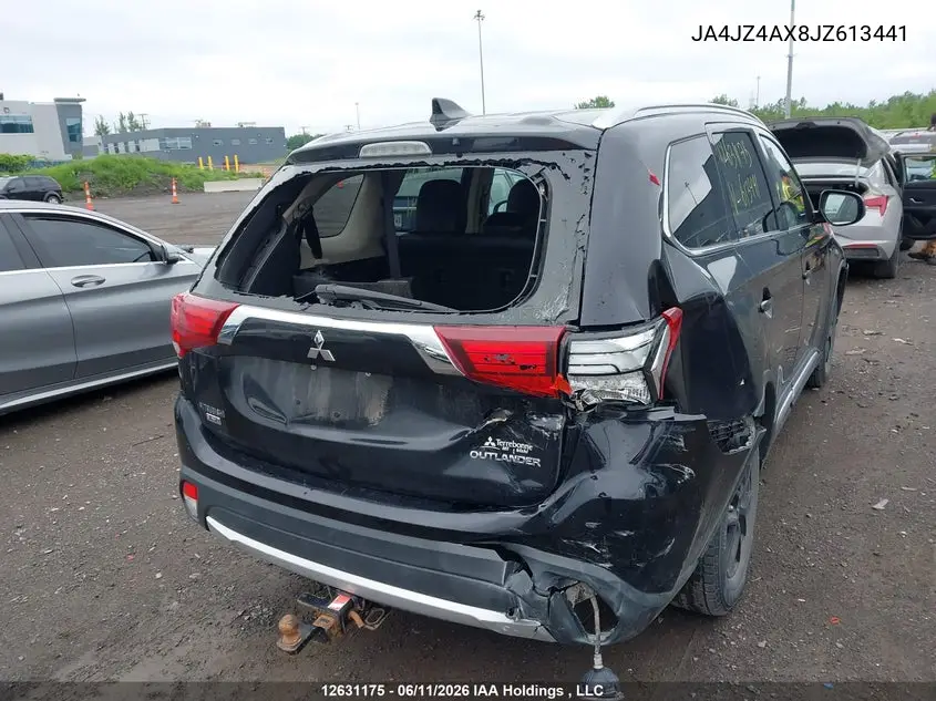 2018 Mitsubishi Outlander Gt VIN: JA4JZ4AX8JZ613441 Lot: 12631175