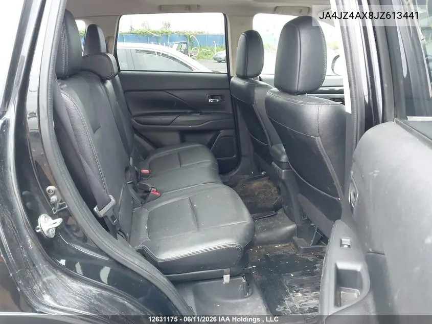 2018 Mitsubishi Outlander Gt VIN: JA4JZ4AX8JZ613441 Lot: 12631175