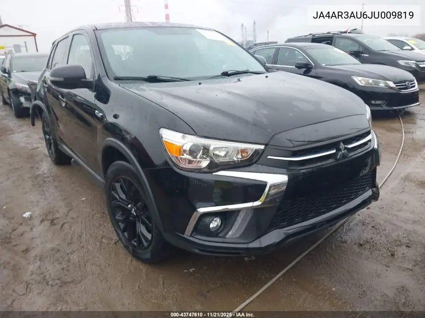 JA4AR3AU6JU009819 2018 Mitsubishi Outlander Sport 2.0 Le