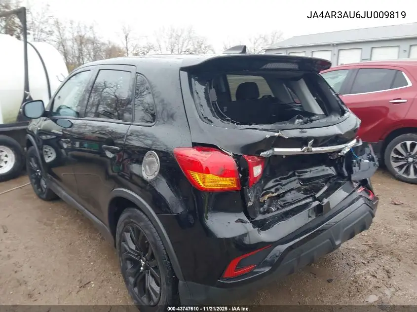 JA4AR3AU6JU009819 2018 Mitsubishi Outlander Sport 2.0 Le