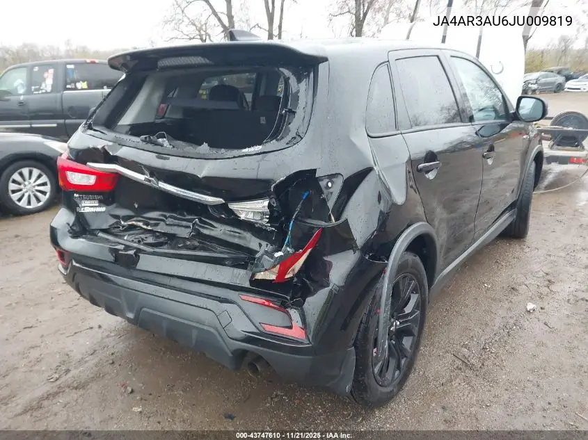 JA4AR3AU6JU009819 2018 Mitsubishi Outlander Sport 2.0 Le