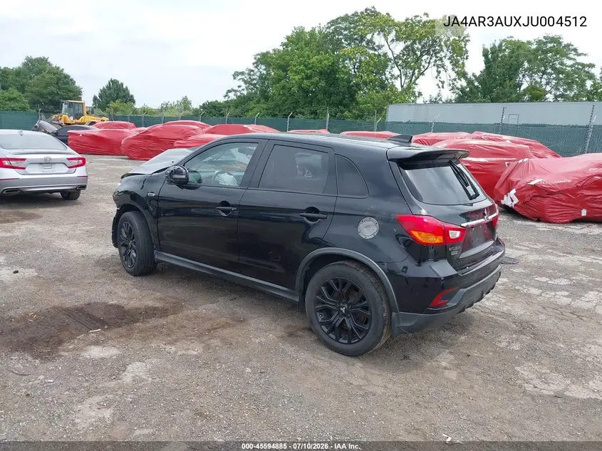 2018 Mitsubishi Outlander Sport 2.0 Le VIN: JA4AR3AUXJU004512 Lot: 45594885