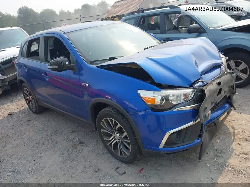 2018 Mitsubishi Outlander Sport 2.0 Es VIN: JA4AR3AU8JZ004687 Lot: 45626450