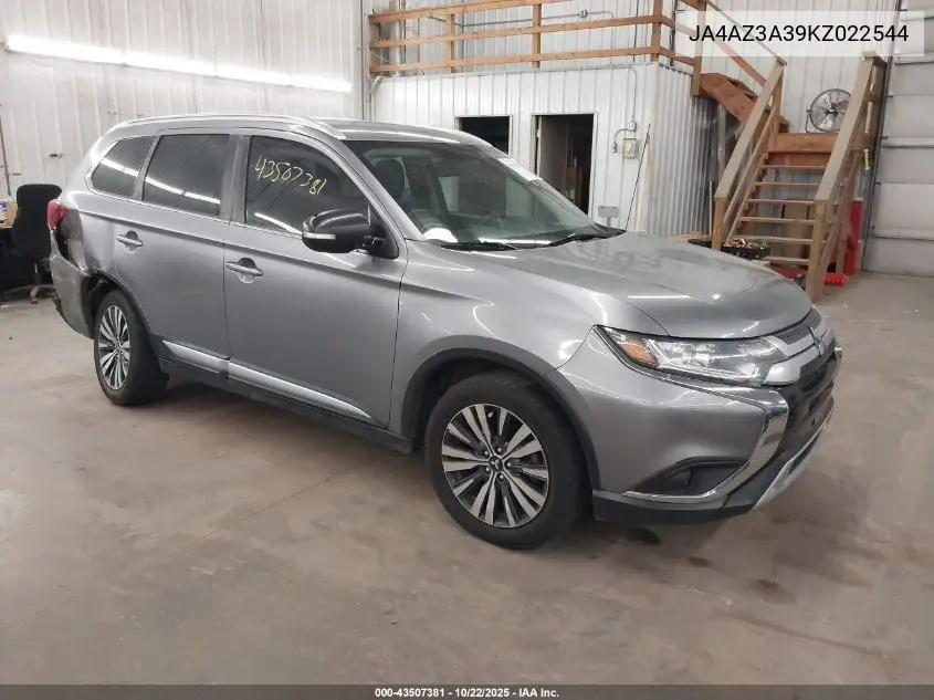 JA4AZ3A39KZ022544 2019 Mitsubishi Outlander Sel
