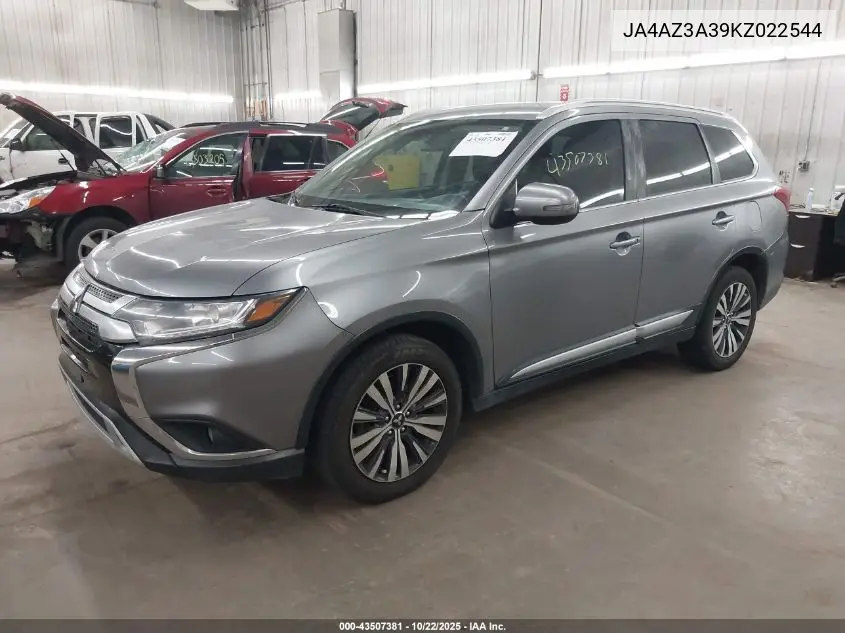 JA4AZ3A39KZ022544 2019 Mitsubishi Outlander Sel