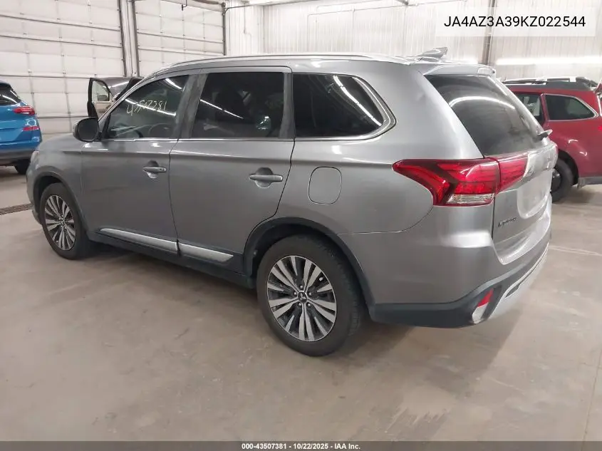 JA4AZ3A39KZ022544 2019 Mitsubishi Outlander Sel