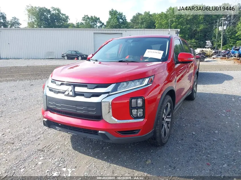 2020 Mitsubishi Outlander Sport 2.0 Se Awc VIN: JA4AR3AU6LU019446 Lot: 45335930