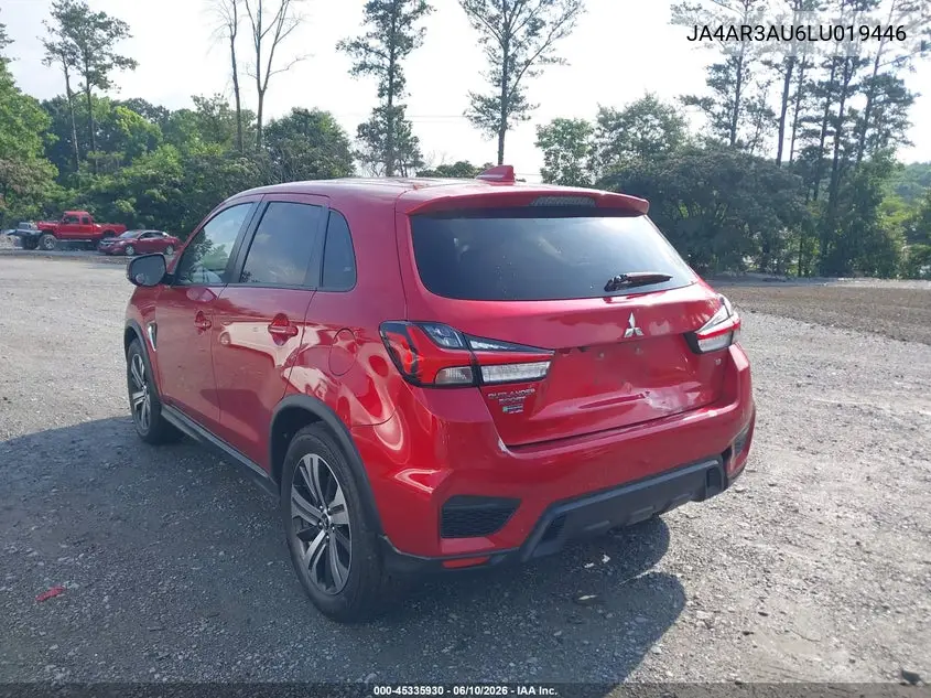 2020 Mitsubishi Outlander Sport 2.0 Se Awc VIN: JA4AR3AU6LU019446 Lot: 45335930