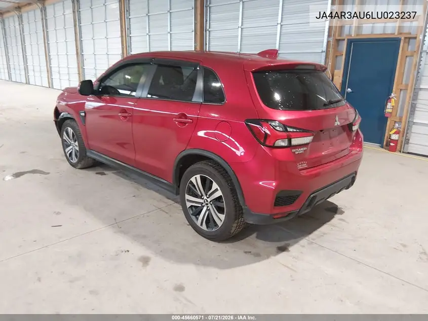 2020 Mitsubishi Outlander Sport 2.0 Be Awc/2.0 Es Awc/2.0 Se Awc/2.0 Sp Awc VIN: JA4AR3AU6LU023237 Lot: 45660571