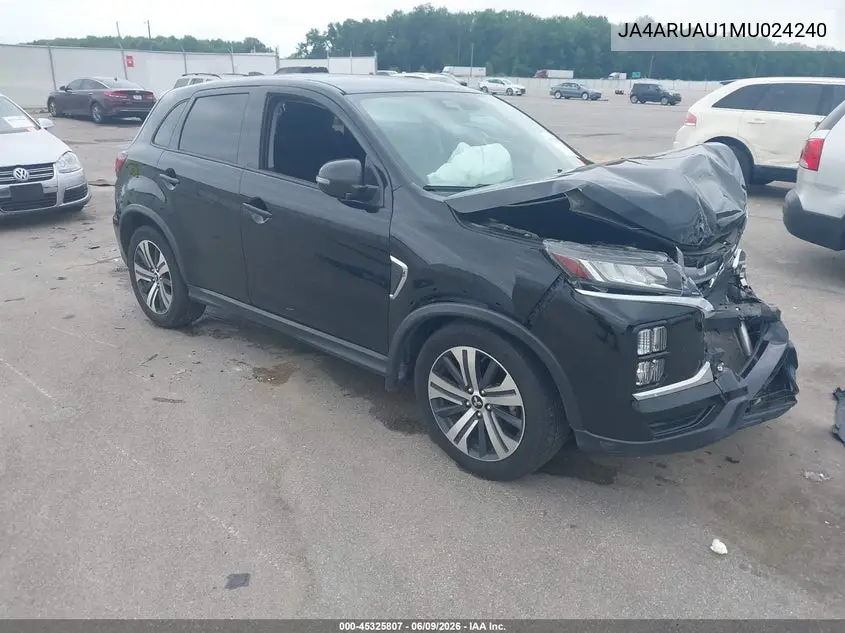 2021 Mitsubishi Outlander Sport 2.0 Be Awc/2.0 Es Awc/2.0 Le Awc/2.0 Se Awc VIN: JA4ARUAU1MU024240 Lot: 45325807