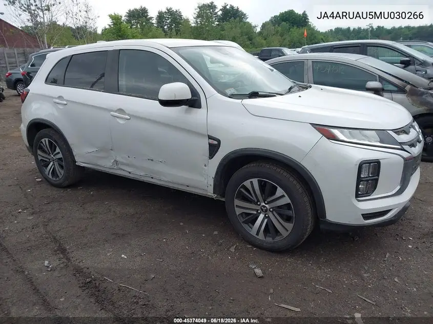 2021 Mitsubishi Outlander Sport 2.0 Be Awc/2.0 Es Awc/2.0 Le Awc/2.0 Se Awc VIN: JA4ARUAU5MU030266 Lot: 45374049