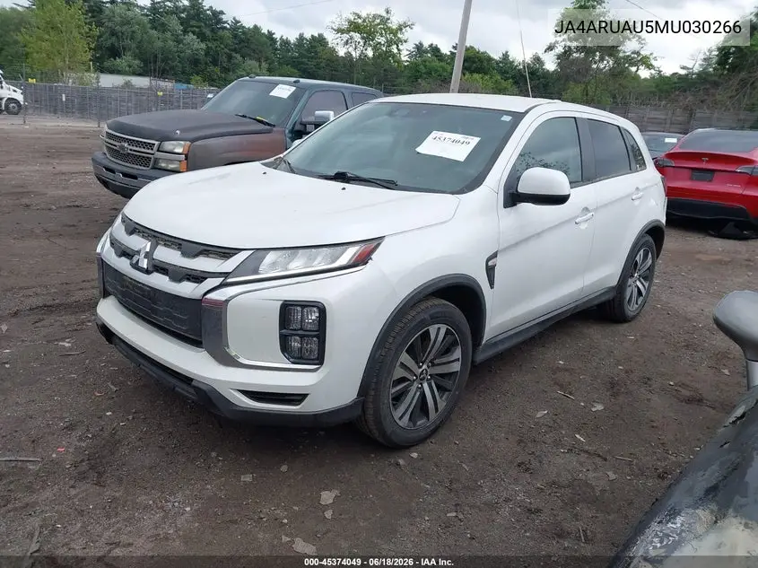 2021 Mitsubishi Outlander Sport 2.0 Be Awc/2.0 Es Awc/2.0 Le Awc/2.0 Se Awc VIN: JA4ARUAU5MU030266 Lot: 45374049