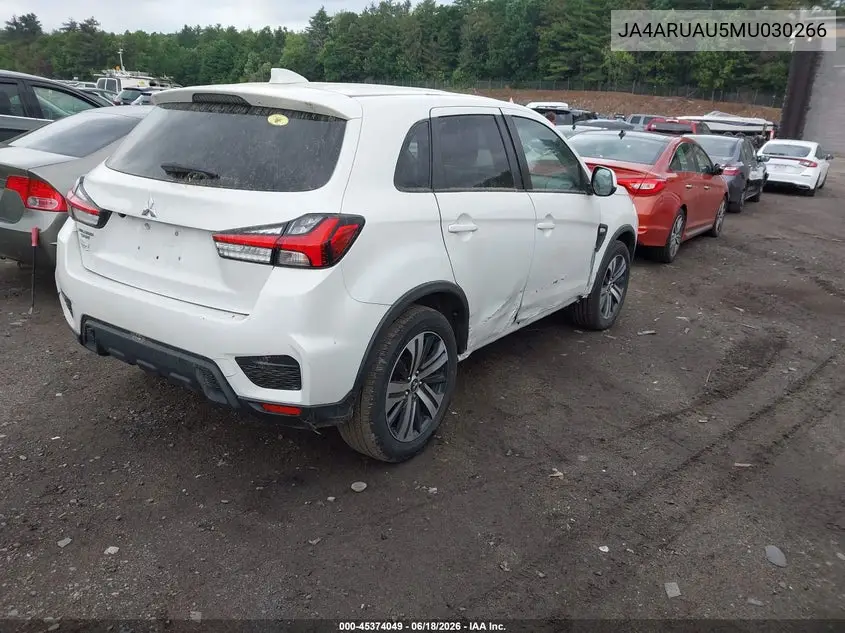 2021 Mitsubishi Outlander Sport 2.0 Be Awc/2.0 Es Awc/2.0 Le Awc/2.0 Se Awc VIN: JA4ARUAU5MU030266 Lot: 45374049