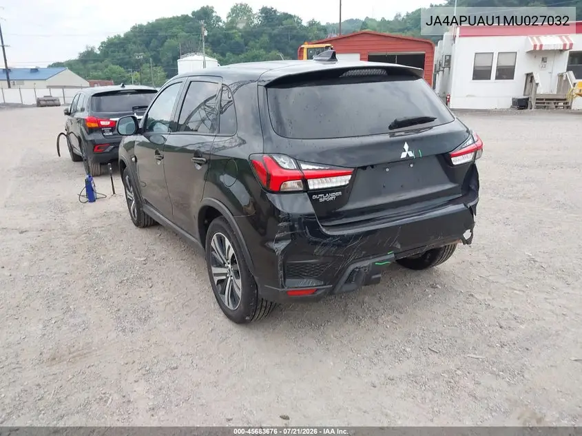 2021 Mitsubishi Outlander Sport 2.0 Be 2Wd/2.0 Es 2Wd/2.0 Le 2Wd/2.0 S 2Wd VIN: JA4APUAU1MU027032 Lot: 45683676