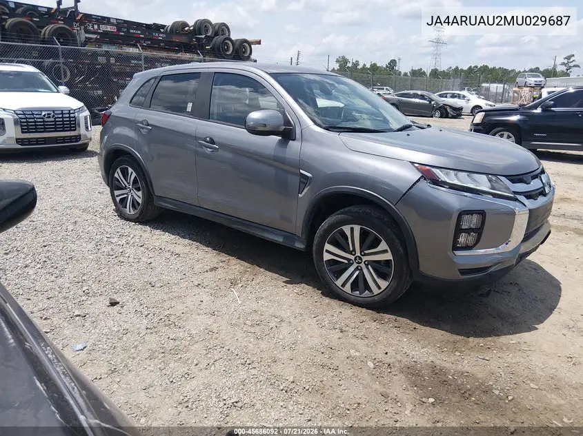 2021 Mitsubishi Outlander Sport 2.0 Be Awc/2.0 Es Awc/2.0 Le Awc/2.0 Se Awc VIN: JA4ARUAU2MU029687 Lot: 45686092