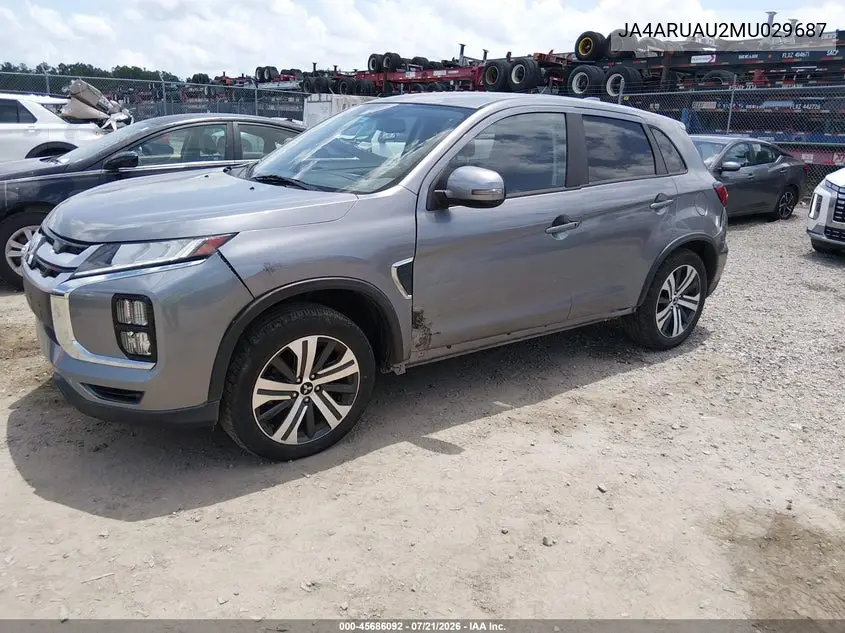 2021 Mitsubishi Outlander Sport 2.0 Be Awc/2.0 Es Awc/2.0 Le Awc/2.0 Se Awc VIN: JA4ARUAU2MU029687 Lot: 45686092