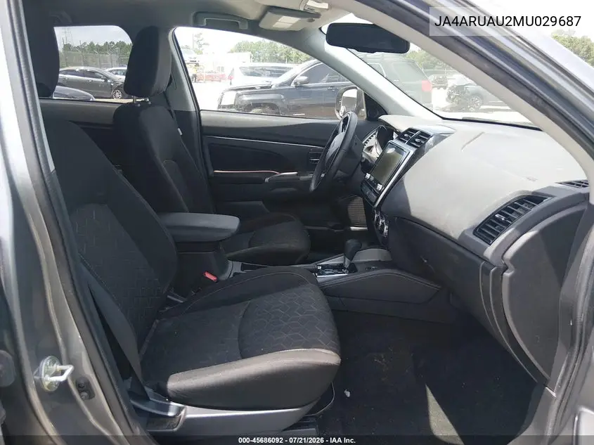 2021 Mitsubishi Outlander Sport 2.0 Be Awc/2.0 Es Awc/2.0 Le Awc/2.0 Se Awc VIN: JA4ARUAU2MU029687 Lot: 45686092