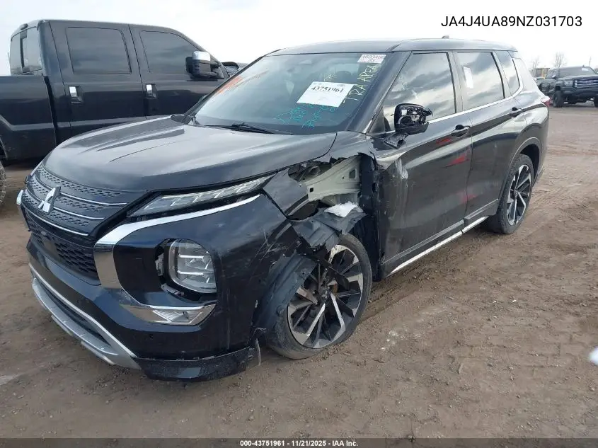 JA4J4UA89NZ031703 2022 Mitsubishi Outlander