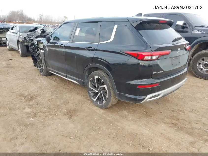 JA4J4UA89NZ031703 2022 Mitsubishi Outlander