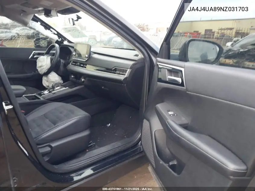 JA4J4UA89NZ031703 2022 Mitsubishi Outlander