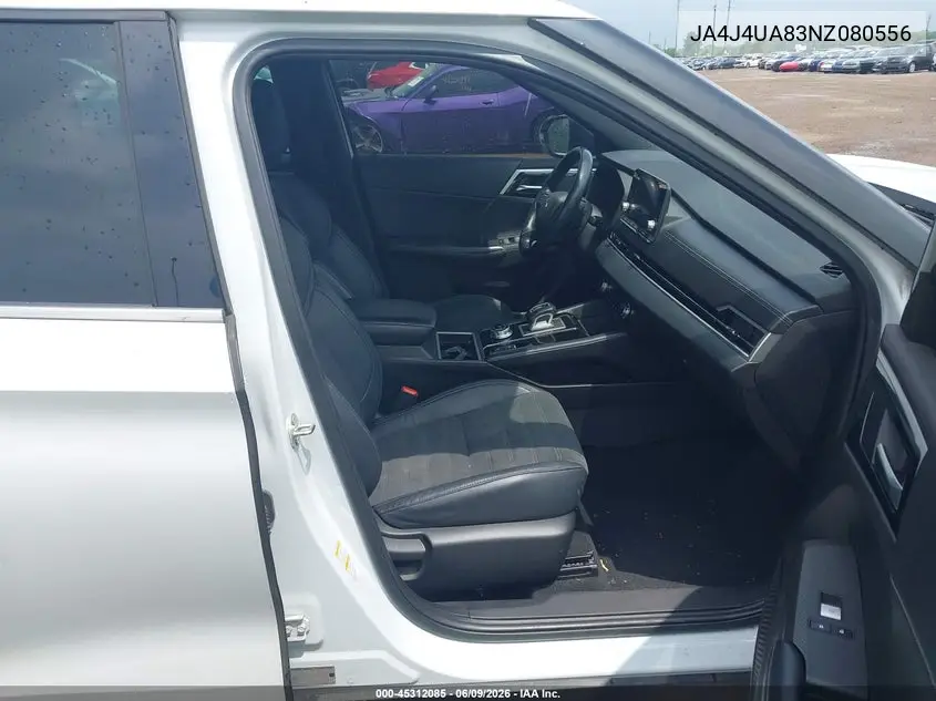 2022 Mitsubishi Outlander Black Edition S-Awc/Se 2.5 S-Awc/Se Launch Edition S-Awc VIN: JA4J4UA83NZ080556 Lot: 45312085