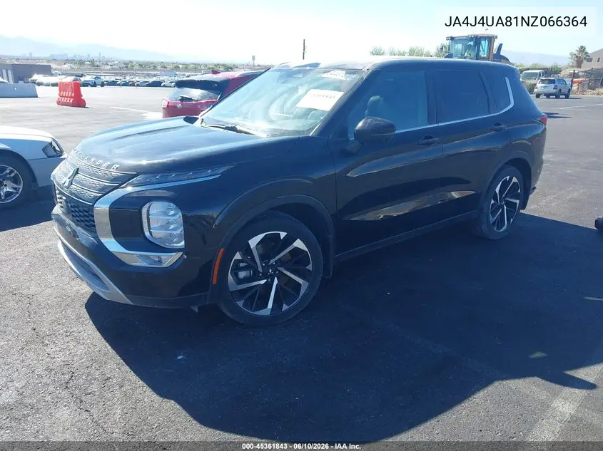 JA4J4UA81NZ066364 2022 Mitsubishi Outlander Black Edition S-Awc/Se 2.5 S-Awc/Se Launch Edition S-Awc