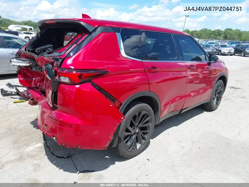 2023 Mitsubishi Outlander Sel Black Edition S-Awc VIN: JA4J4VA87PZ044751 Lot: 45397313