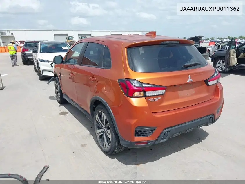 2023 Mitsubishi Outlander Sport 2.0 Es Awc/2.0 Le Awc/2.0 Ralliart Awc/2.0 S Awc/2.0 Se Awc VIN: JA4ARUAUXPU011362 Lot: 45658950